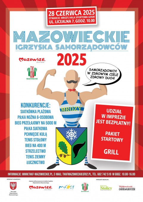 III Mazowieckie Igrzyska Samorządowców – już w sobotę w Mrozach!